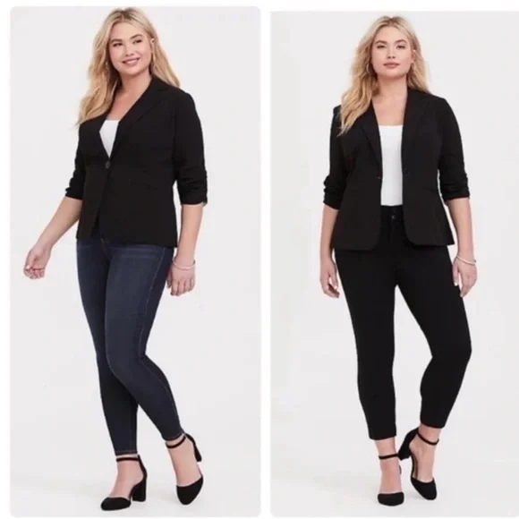 TORRID • 3/4 sleeve blazer coat - Picture 2 of 10